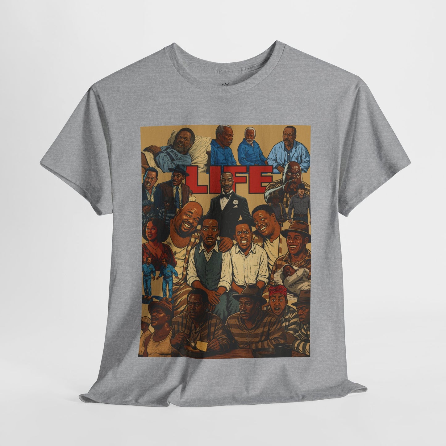 Retro Life Graphic Tee, Unisex Heavy Cotton T-Shirt, Vintage Style Shirt, Casual Wear, Unique Gift Idea