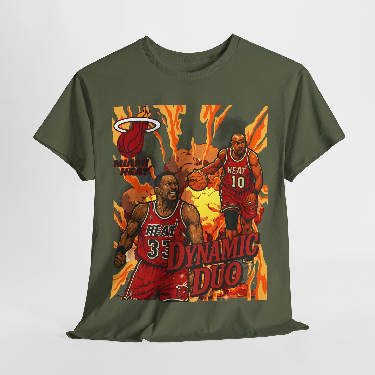 Miami Heat Dynamic Duo Unisex Tee, Basketball Fan Shirt, Sports Tee, Graphic T-Shirt, Gift for Sports Lovers, Game Day Apparel