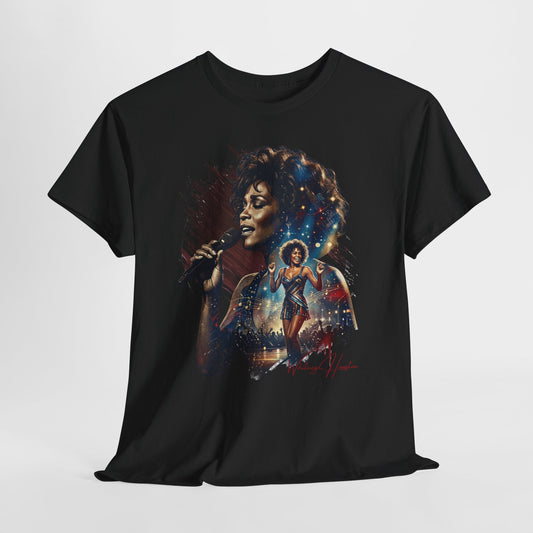 Whitney Houston Tribute Unisex Heavy Cotton Tee