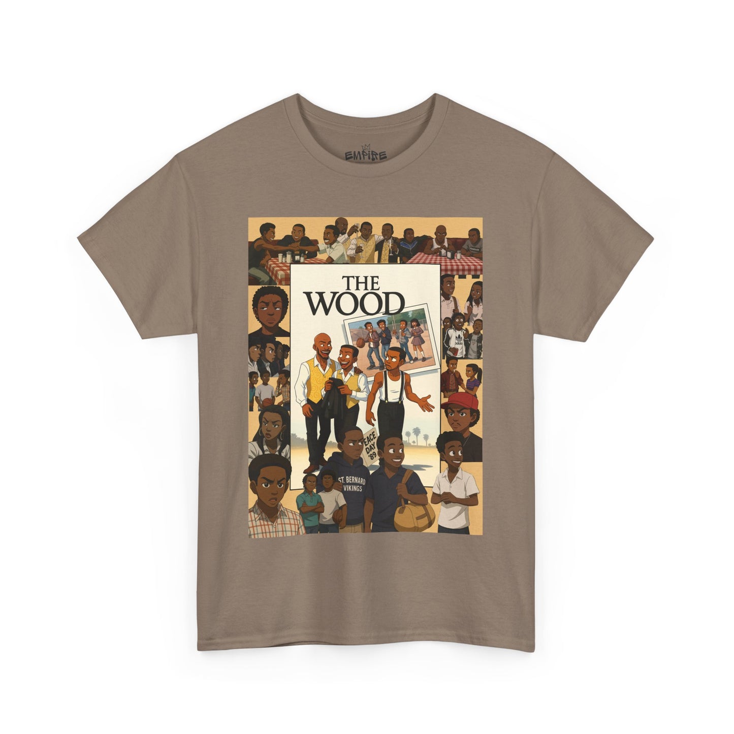 Retro 'The Wood' Graphic Shirt - Perfect for Casual Wear or Events