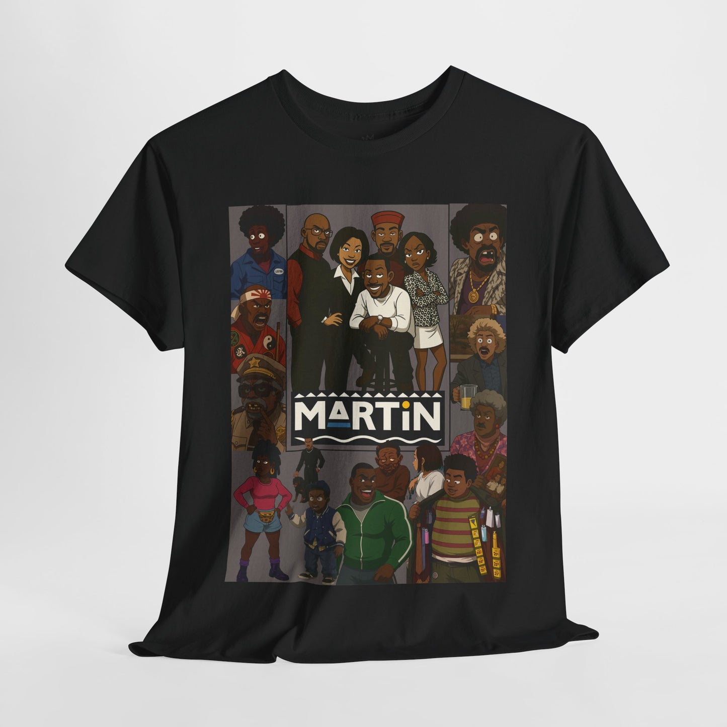 Vintage Martin T-Shirt - Unisex Heavy Cotton Tee for Nostalgic Fans