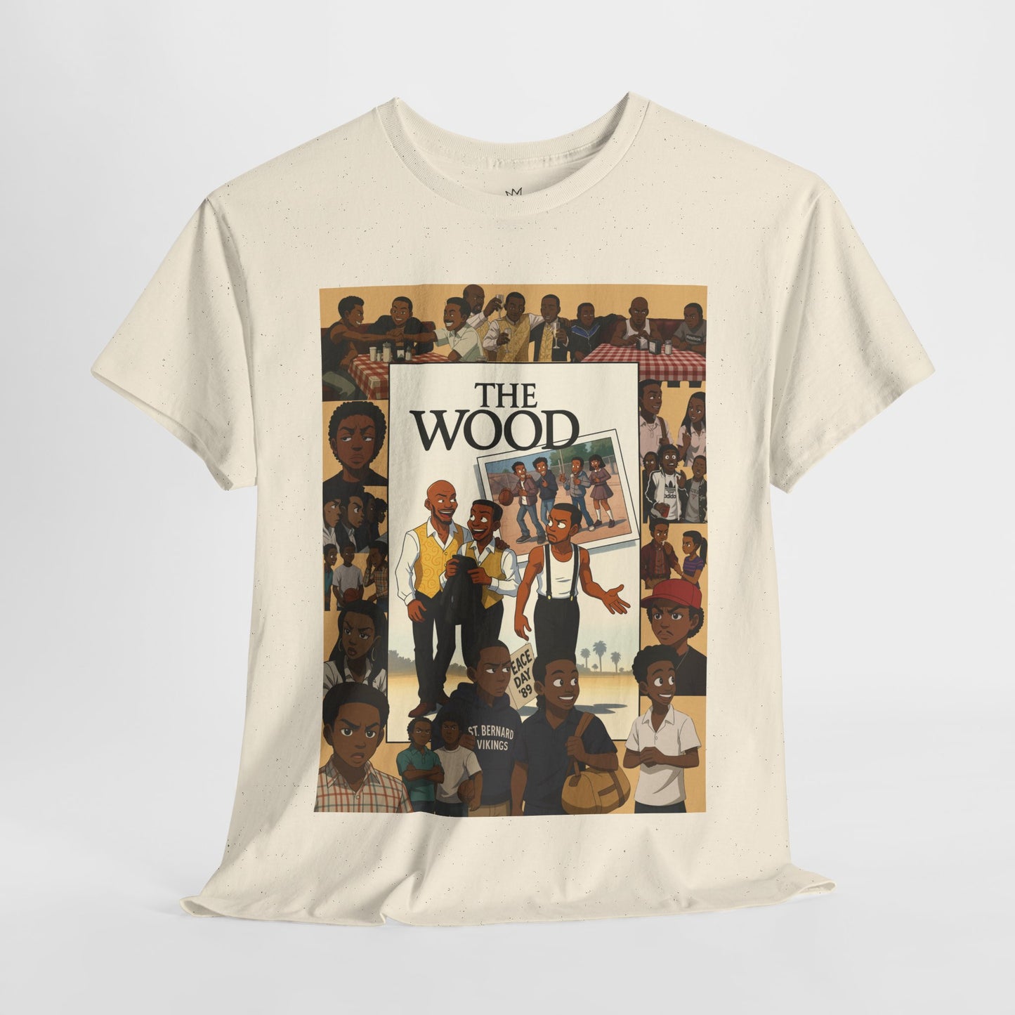 Retro 'The Wood' Graphic Shirt - Perfect for Casual Wear or Events