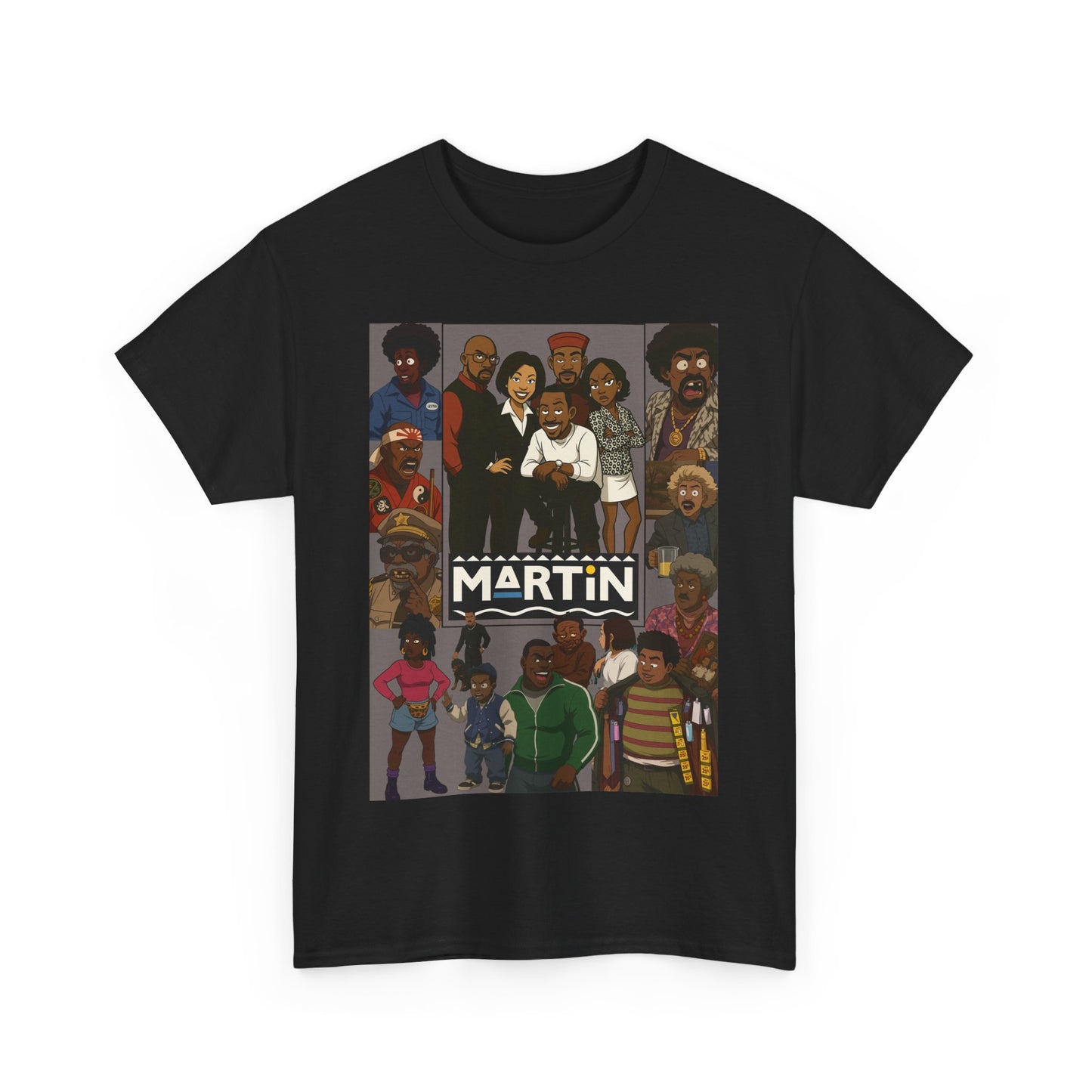 Vintage Martin T-Shirt - Unisex Heavy Cotton Tee for Nostalgic Fans