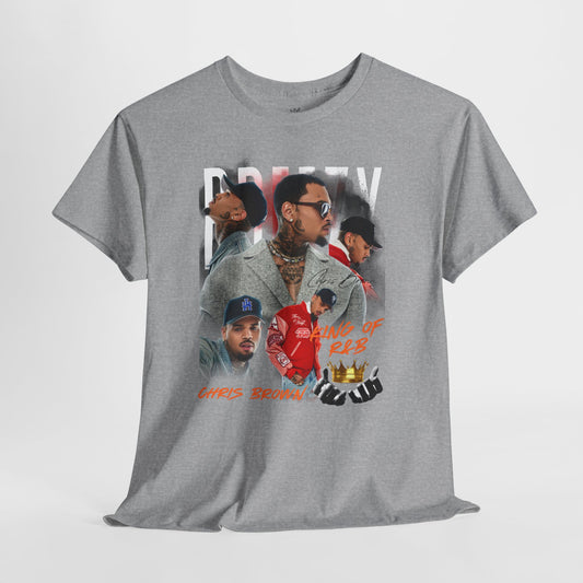 Chris Brown Tribute Unisex Heavy Cotton Tee - Celebrating R&B Style