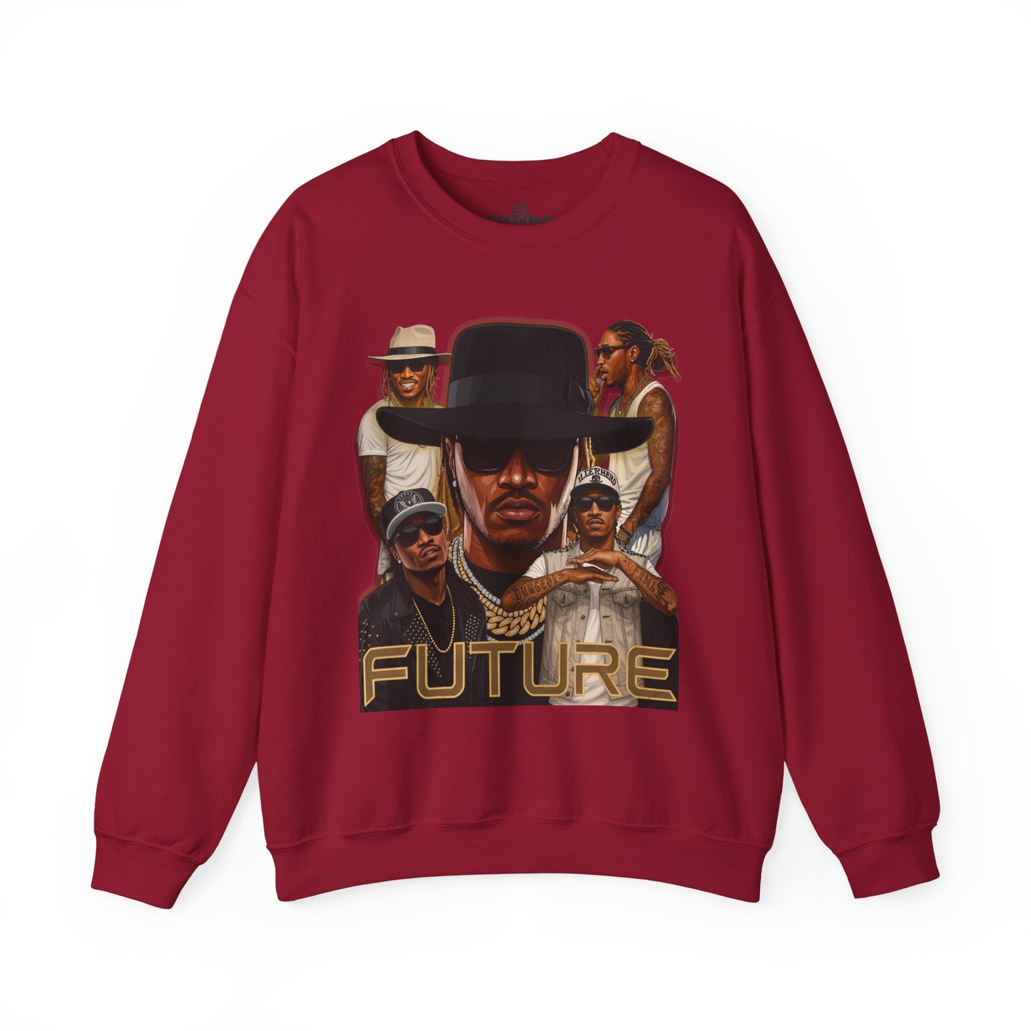Futuristic Graphic Sweatshirt, Unisex Crewneck, Streetwear Style, Trendy Gift, Music Lovers Apparel, Casual Comfort