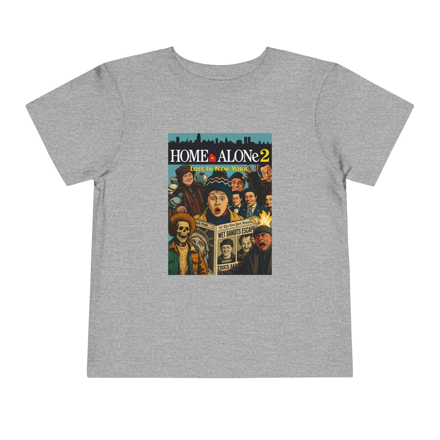 Home Alone 2 Toddler Tee - Fun Kid's Shirt for Movie Fans, Birthday Gift, Playtime, Family Movie Night, Holiday Apparel