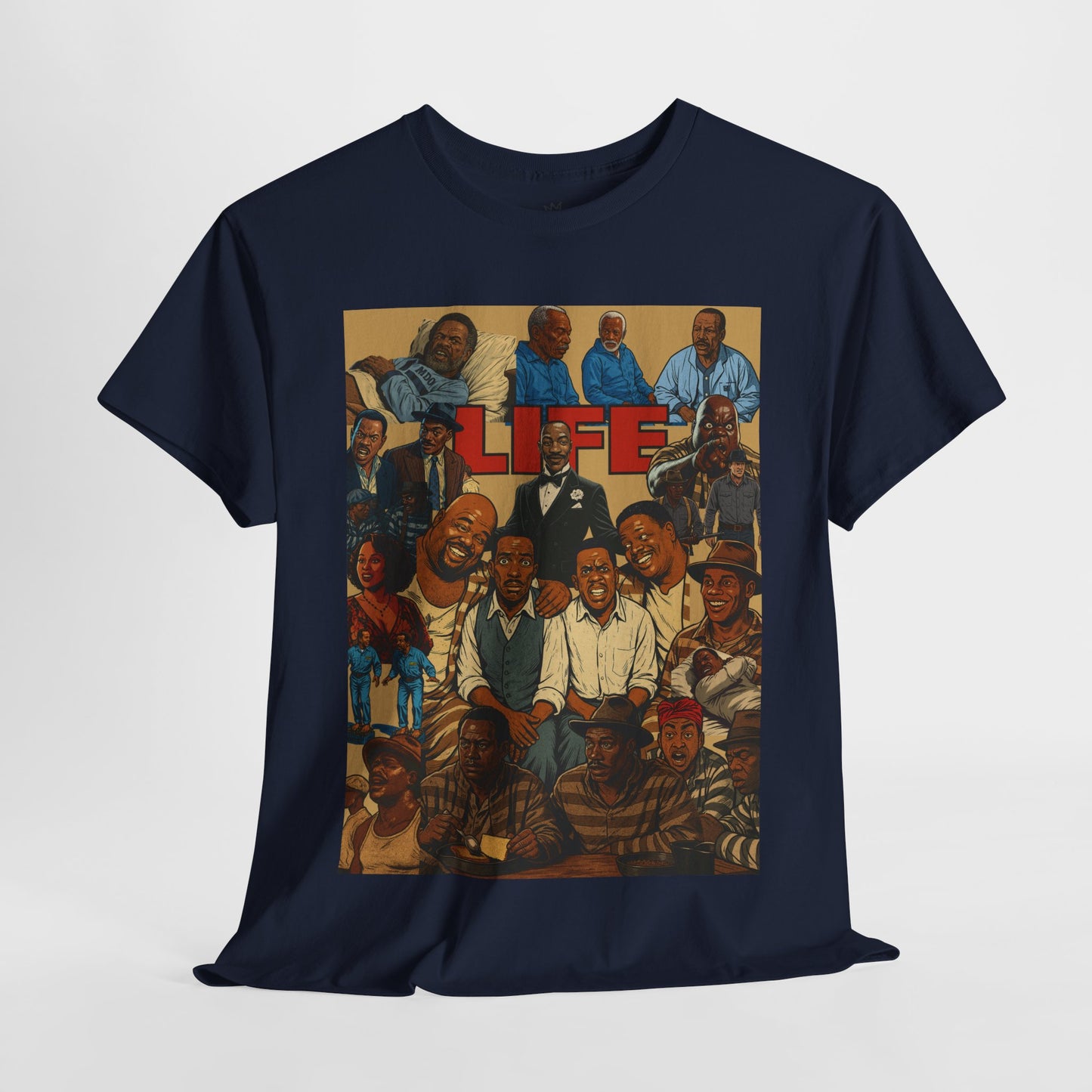 Retro Life Graphic Tee, Unisex Heavy Cotton T-Shirt, Vintage Style Shirt, Casual Wear, Unique Gift Idea