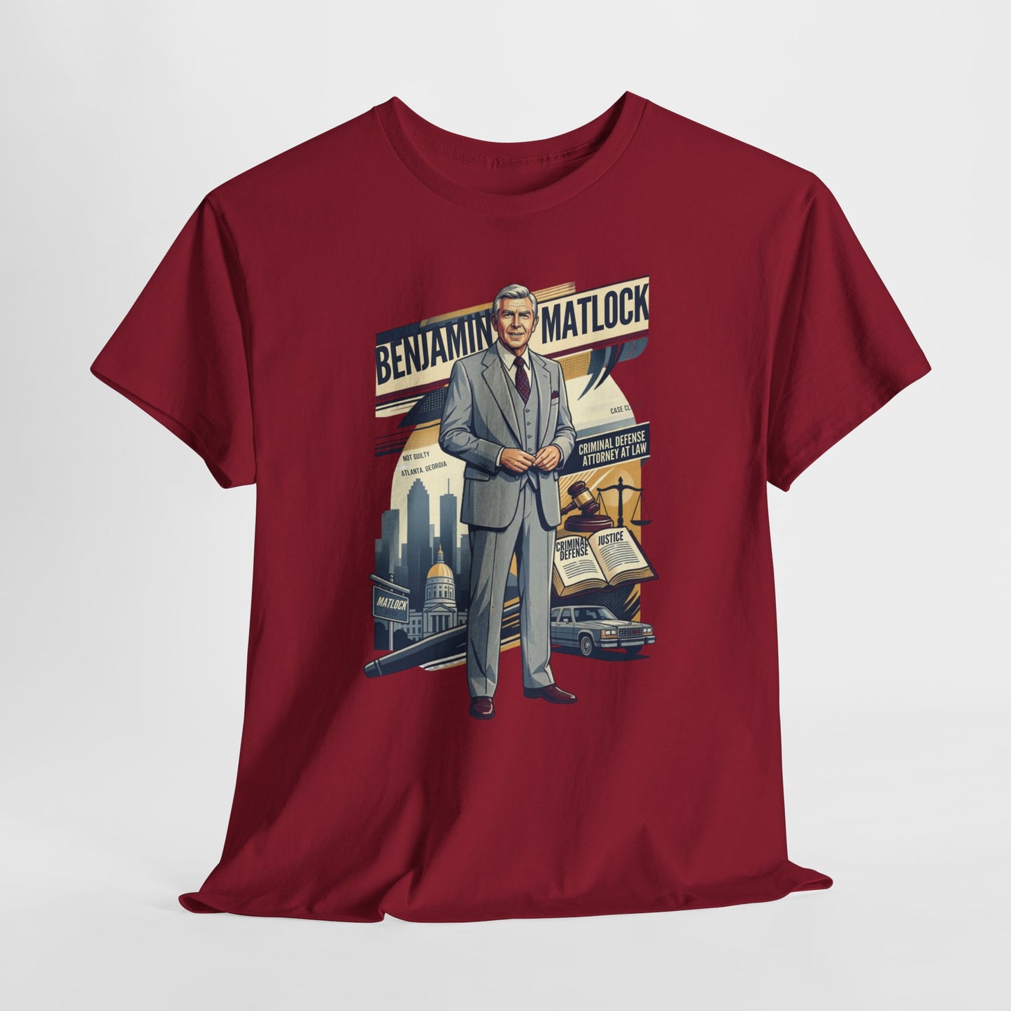 Benjamin Matlock Vintage Lawyer T-Shirt — Retro TV Attorney Tee