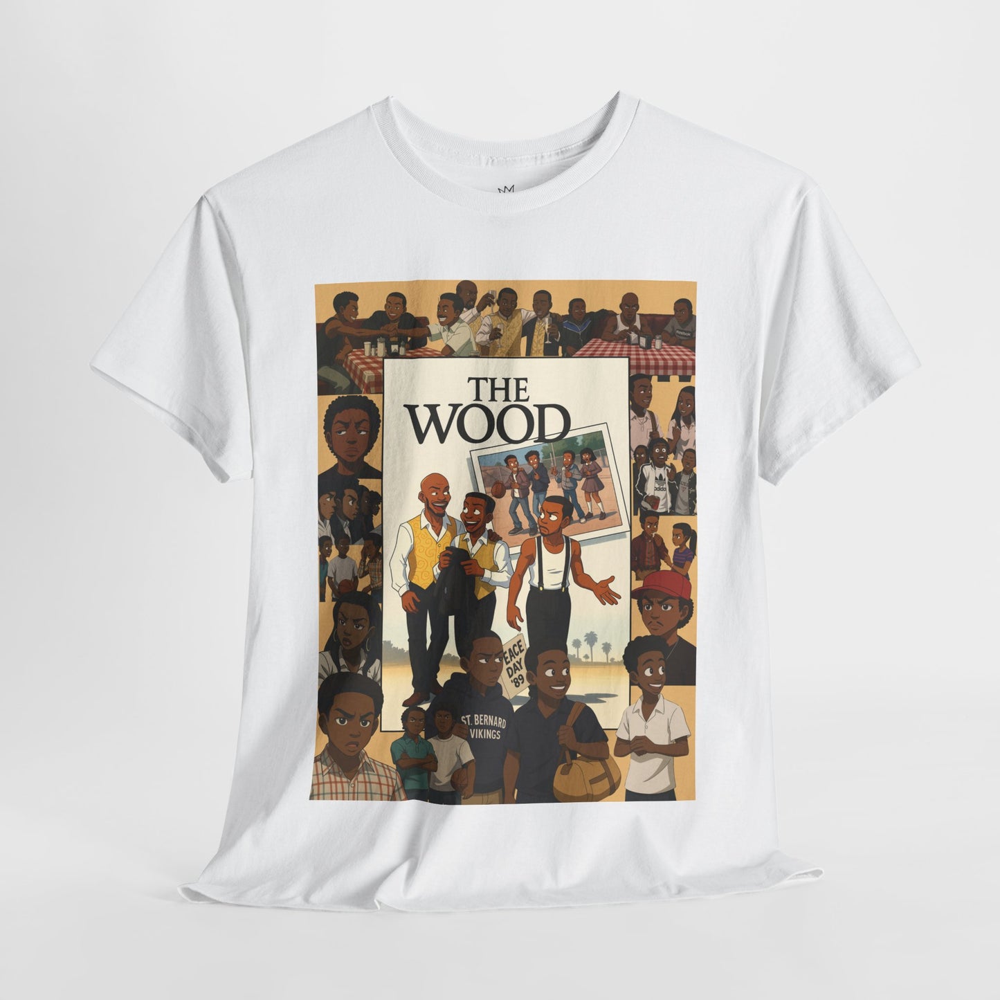 Retro 'The Wood' Graphic Shirt - Perfect for Casual Wear or Events