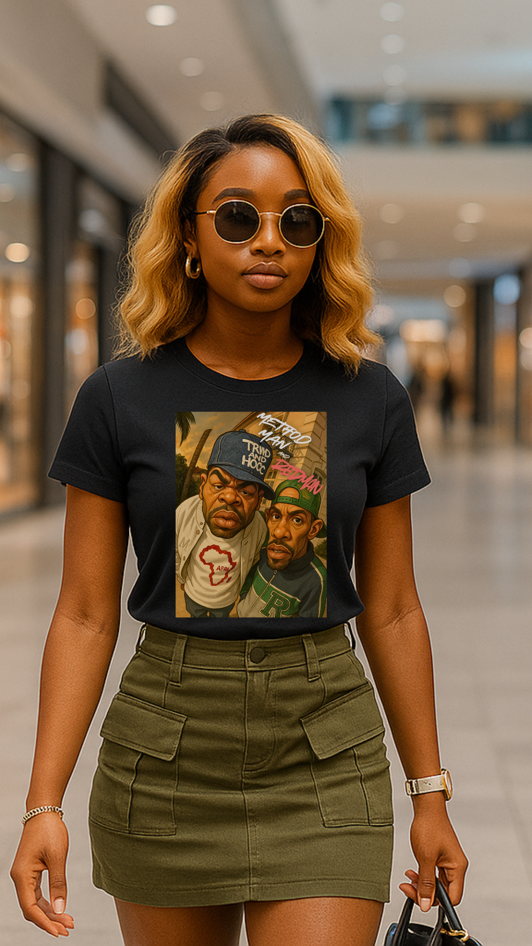 Red & Mef - Graphic Tee, Hip Hop Art Tee