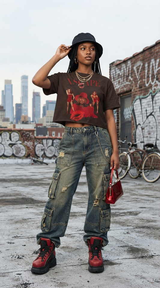 Xscape "Traces of My Lipstick" Vintage Graphic Tee