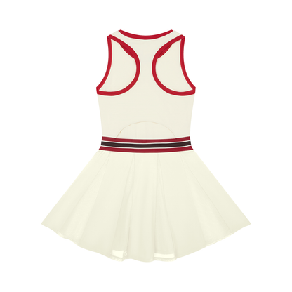 I Love Lucy Women's Color Block A-Line Sleeveless Dress