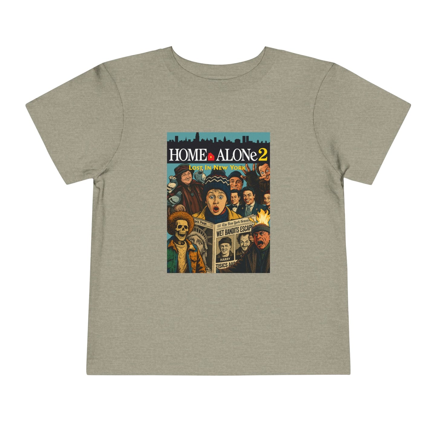 Home Alone 2 Toddler Tee - Fun Kid's Shirt for Movie Fans, Birthday Gift, Playtime, Family Movie Night, Holiday Apparel