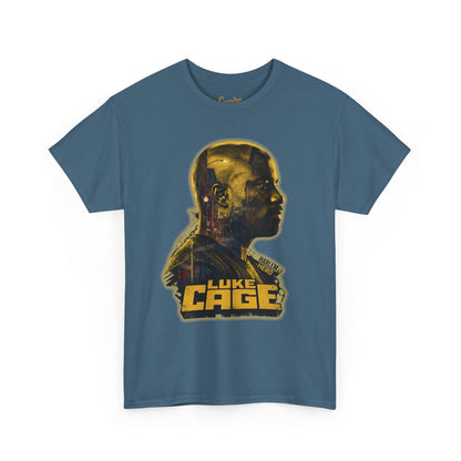 Luke Cage Profile Graphic Tee — Retro Marvel Street Hero T‑Shirt