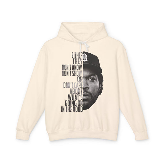 Boyz N the Hood Doughboy Hoodie — 'Either They Don't Know...' Vintage Half-Face Graphic Hoodie