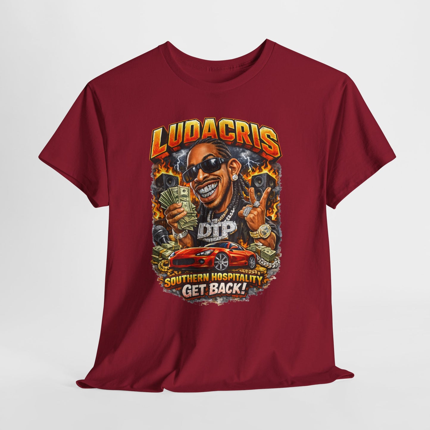 Ludacris Graphic Tee — Southern Hospitality "Get Back" Rap Tribute Shirt