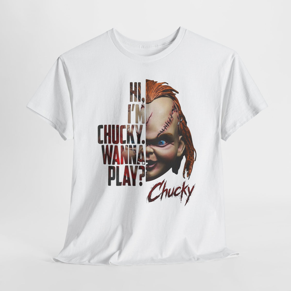 Chucky "Hi, I’m Chucky. Wanna Play?" Graphic Tee