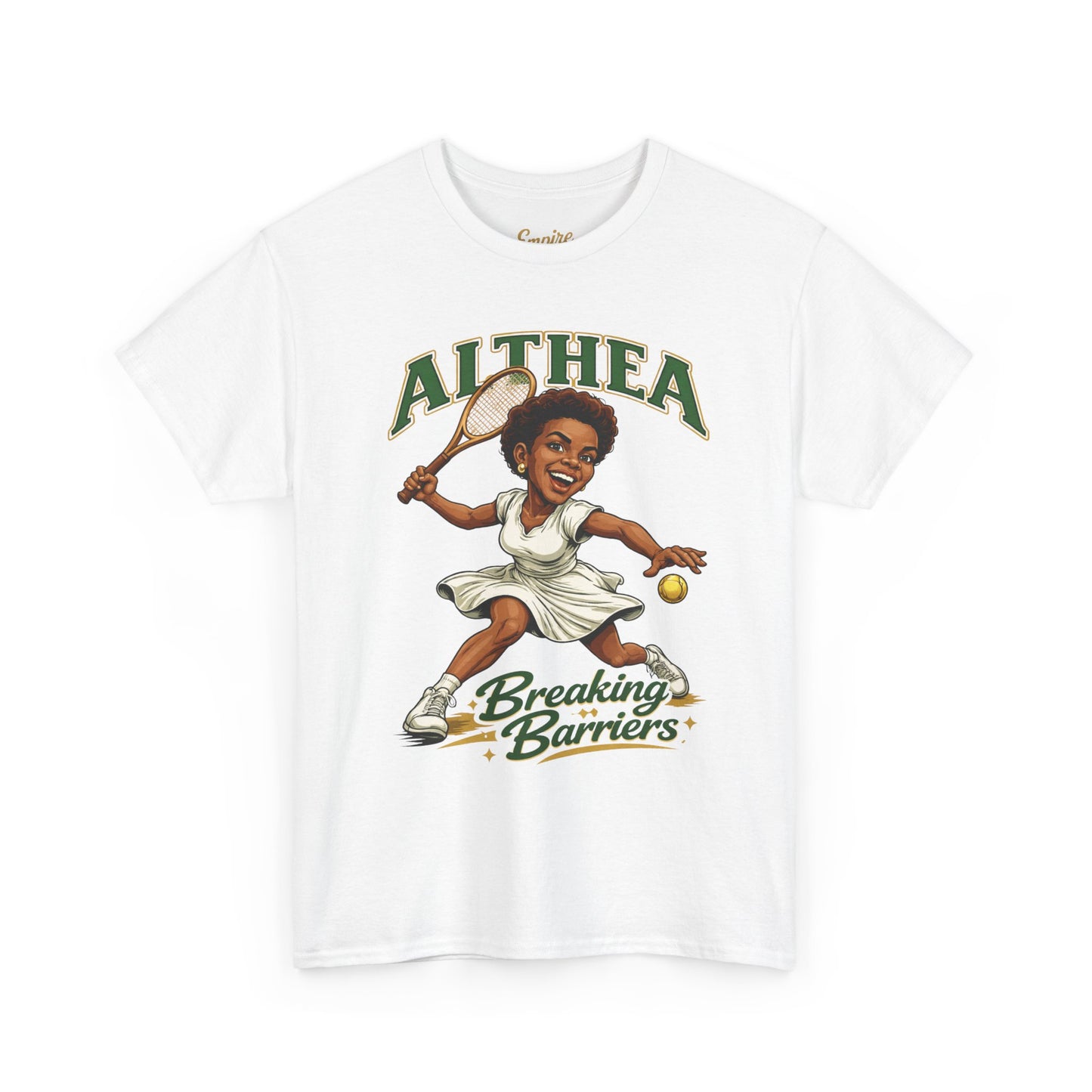 Althea Gibson 'Breaking Barriers' Tennis T-Shirt — Vintage Grand Slam Champion Tribute