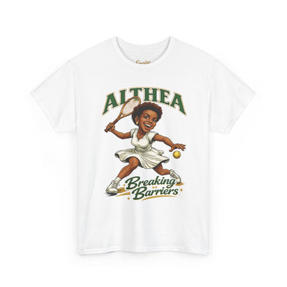 Althea Gibson 'Breaking Barriers' Tennis T-Shirt — Vintage Grand Slam Champion Tribute