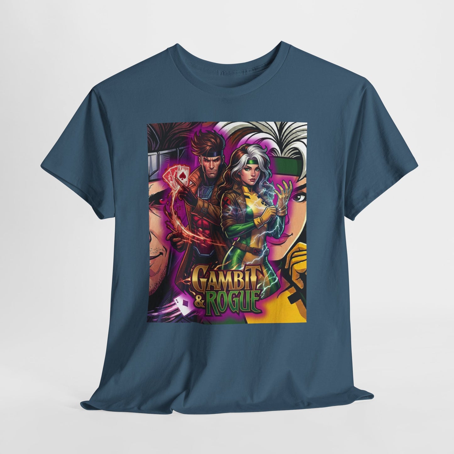Gambit & Rogue Comic Art T-Shirt