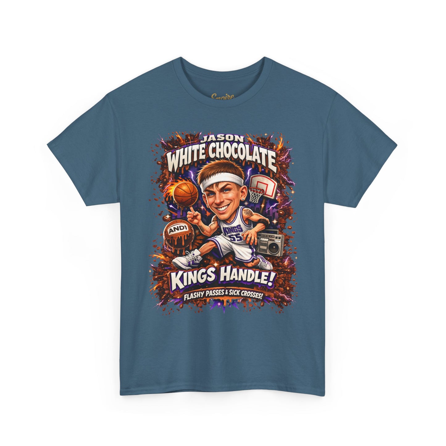 White Chocolate Kings Handle Basketball T-Shirt