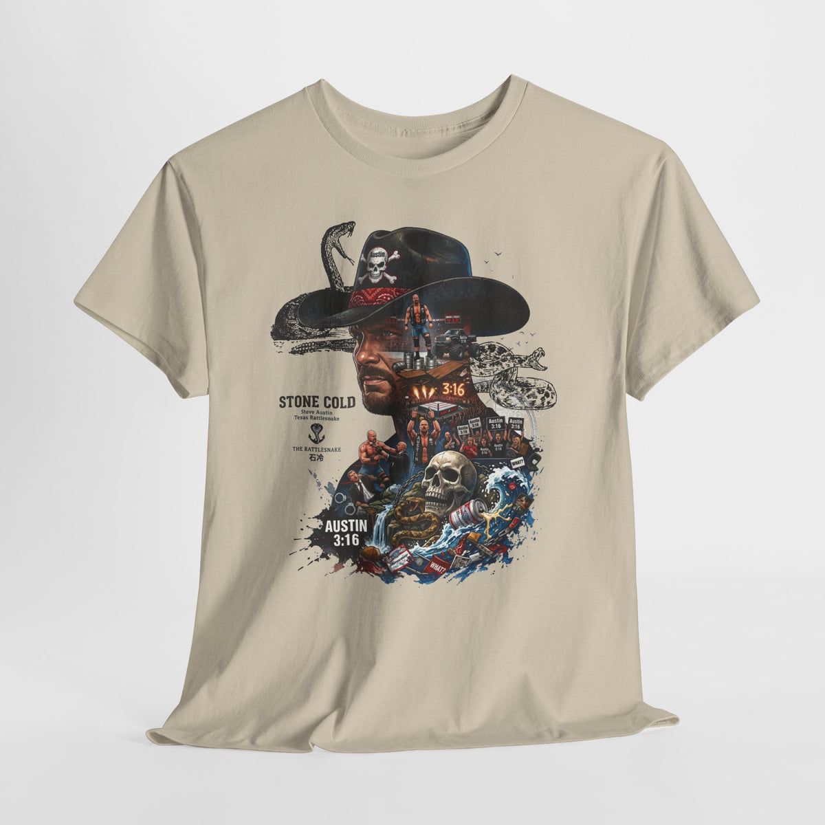 Stone Cold 3:16 Wrestling T-Shirt – Vintage WWE Legend Tee
