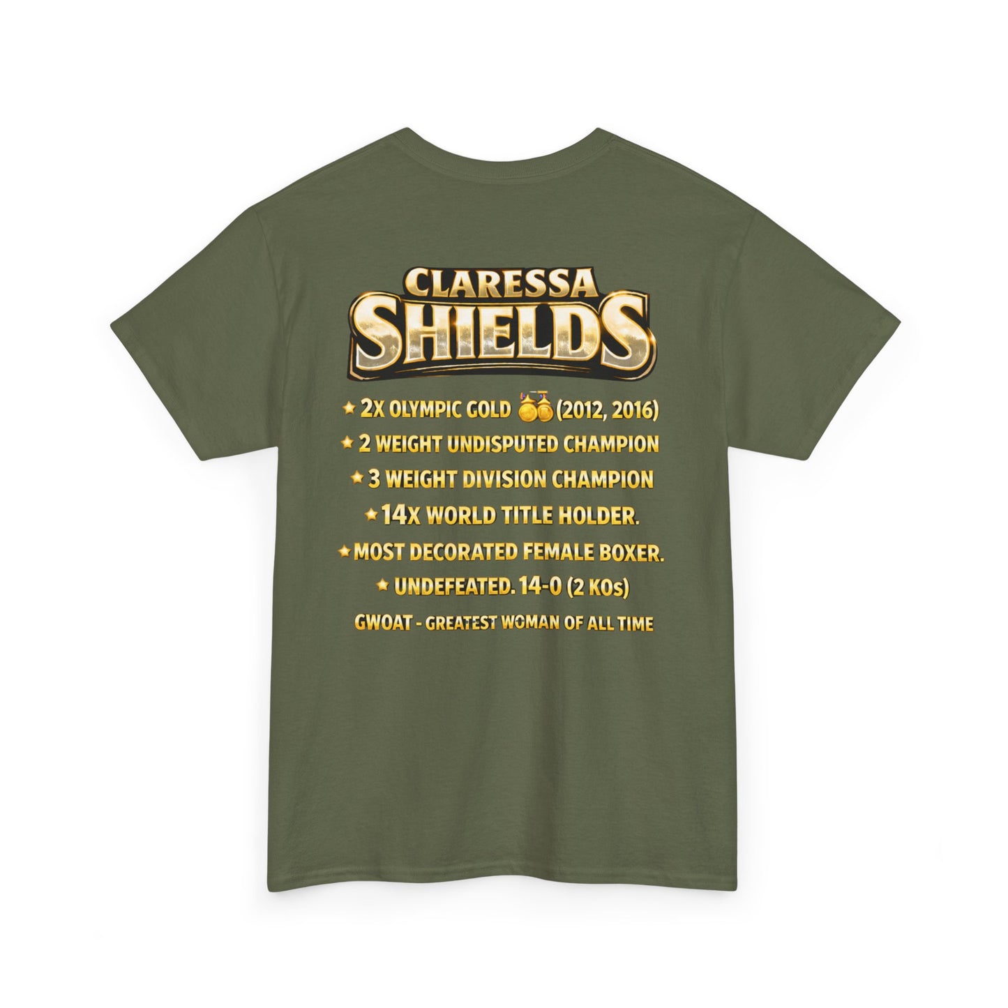 GWOAT: Claressa Shields Championship Tribute Tee