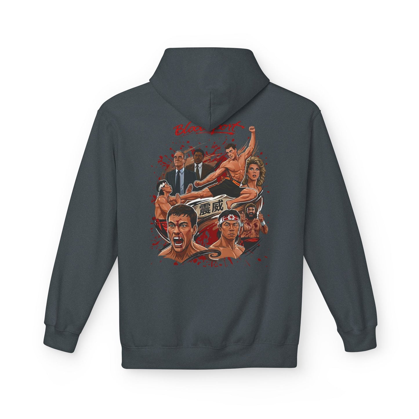 Bloodsport Vintage Collage Graphic Hoodie