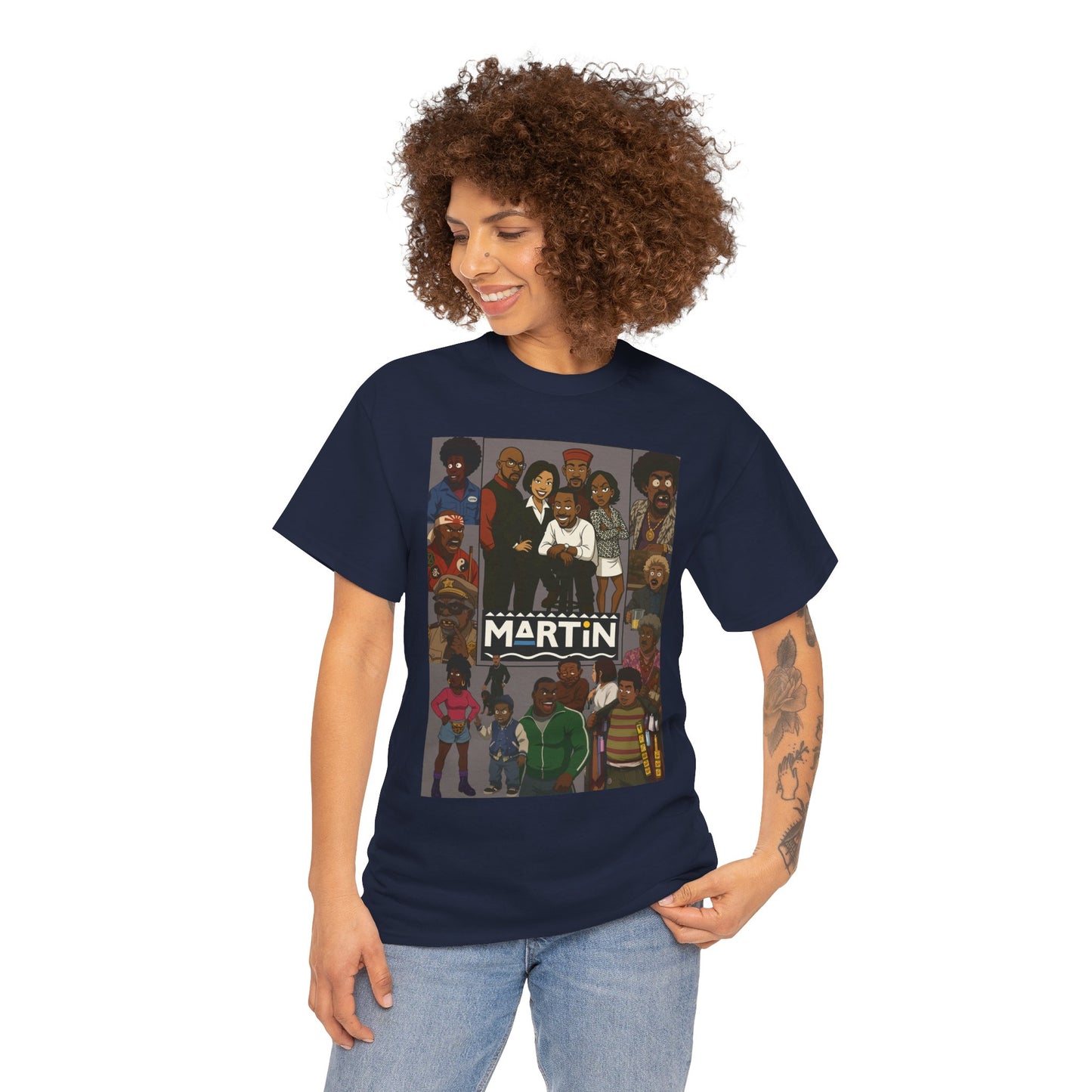 Vintage Martin T-Shirt - Unisex Heavy Cotton Tee for Nostalgic Fans