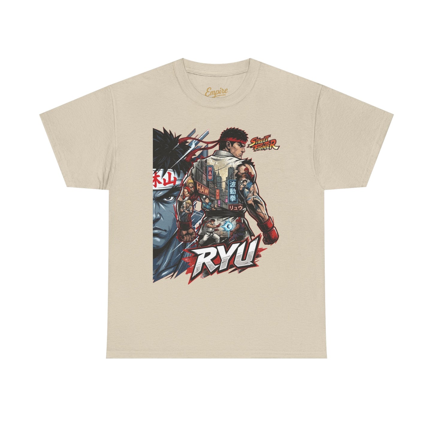 Ryu Street Fighter Graphic Tee — Vintage Fighter Art T-Shirt