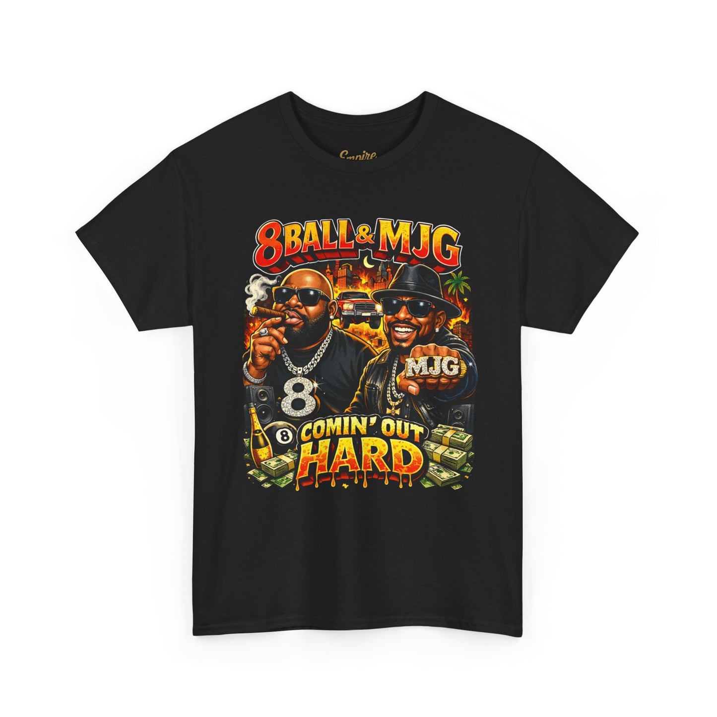 8Ball & MJG 'Comin' Out Hard' Vintage Hip-Hop Graphic Tee