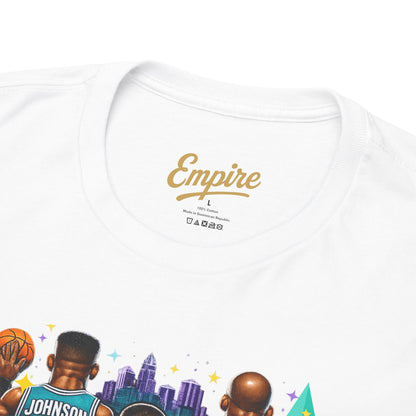 Charlotte Hornets Basketball T-Shirt — Team Player Caricature Tee