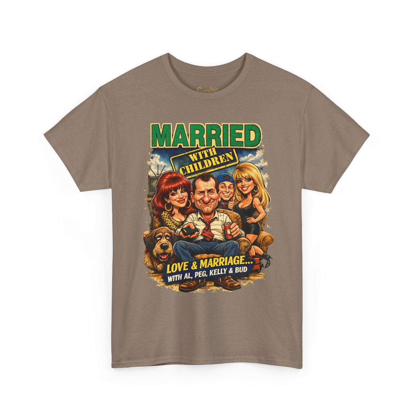 Married with Children Retro TV Tee — Vintage Sitcom Graphic Shirt