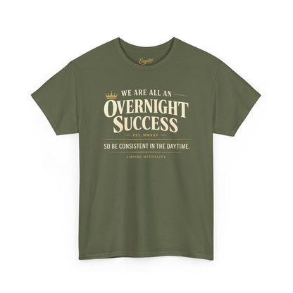 Christian Graphic Tee — “Overnight Success” Inspirational Faith T-Shirt