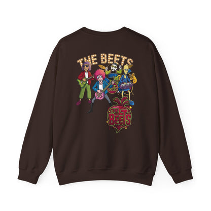 Crewneck Sweatshirt — The Beets Band Graphic (Back & Chest Logo)