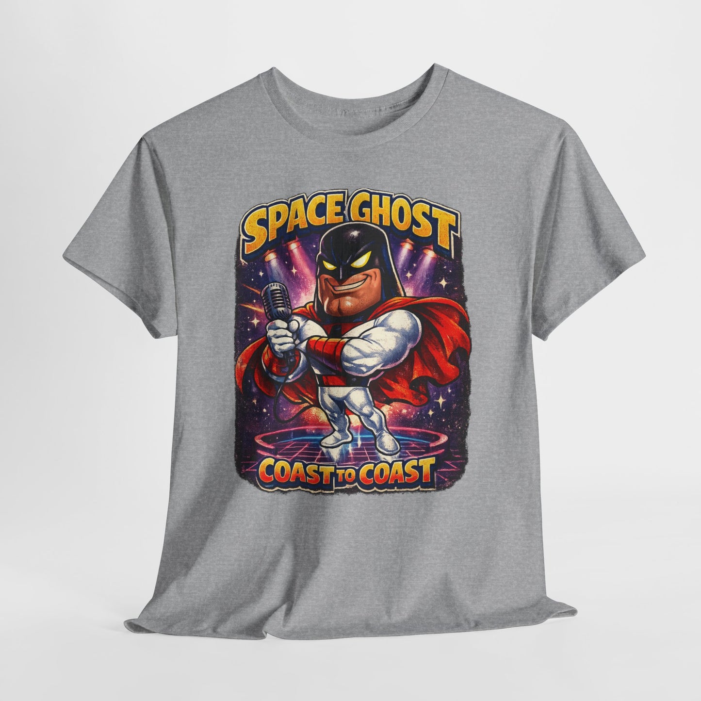 Space Ghost Graphic Tee — "Space Ghost Coast to Coast" Retro Cartoon T-Shirt