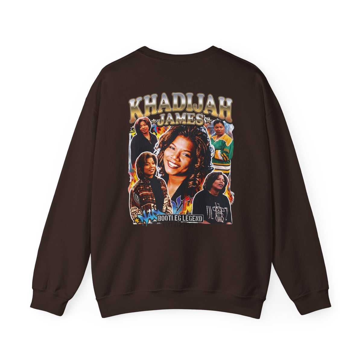 Khadijah James Vintage TV Tribute—Living Single Retro Graphic Crewneck Sweatshirt