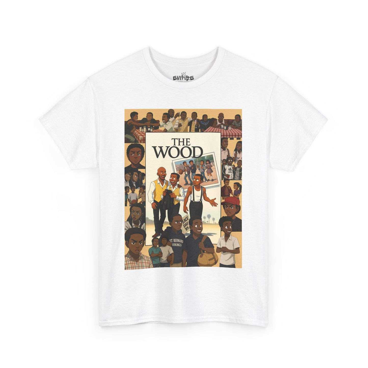 Retro 'The Wood' Graphic Shirt - Perfect for Casual Wear or Events