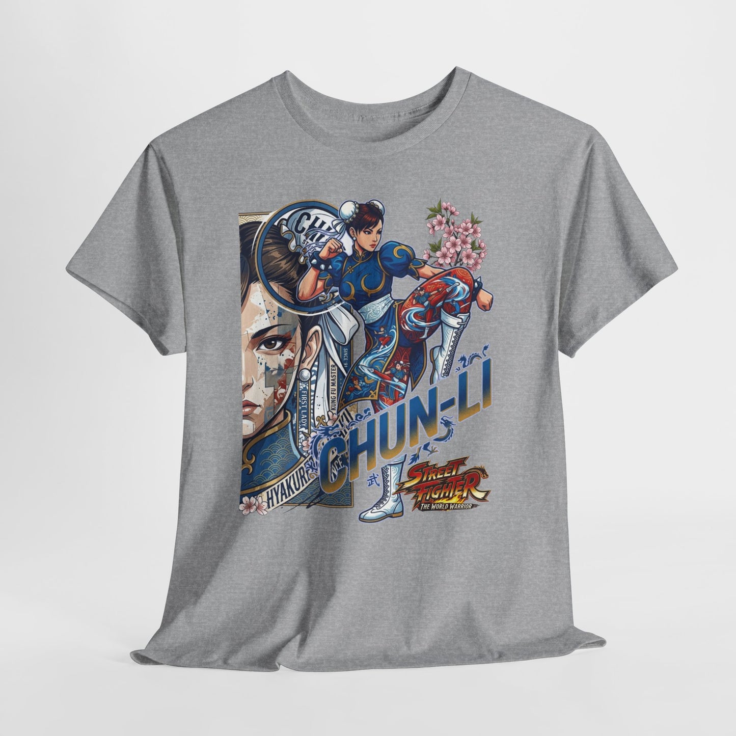 Chun-Li Street Fighter Graphic Tee — Retro Arcade Fighting Game Shirt