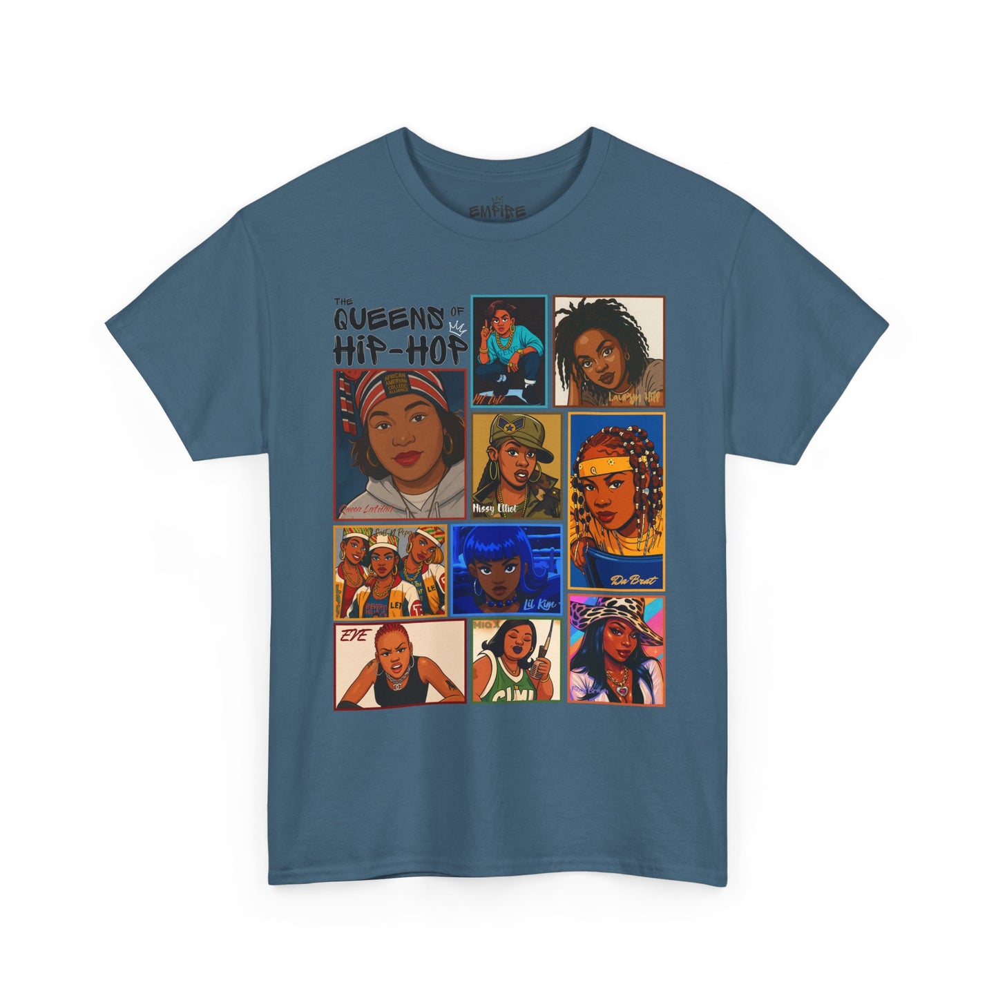 Hip-Hop Queens Tee, Unisex Cotton T-Shirt, Statement Shirt, Music Lover Gift, Casual Everyday Wear, Trendy Graphic Tee