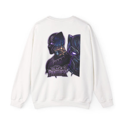 Black Panther Crewneck Sweatshirt — Marvel Black Panther Graphic