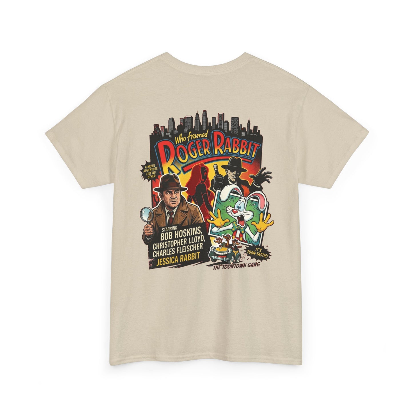 Who Framed Roger Rabbit Poster Tee — Retro Movie Graphic T-Shirt