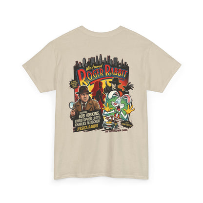Who Framed Roger Rabbit Poster Tee — Retro Movie Graphic T-Shirt