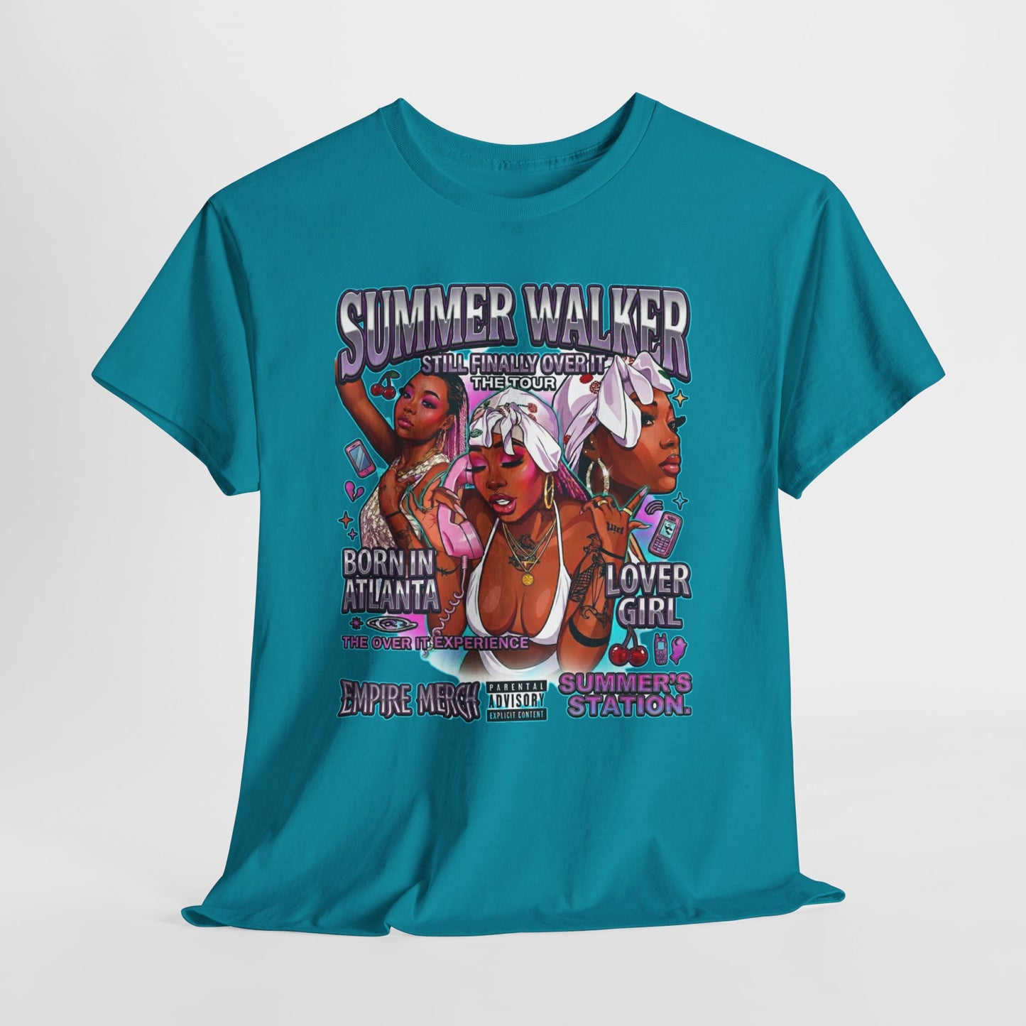 Summer Graphic Tee — "Born in Atlanta" Soulful R&B Tribute Shirt