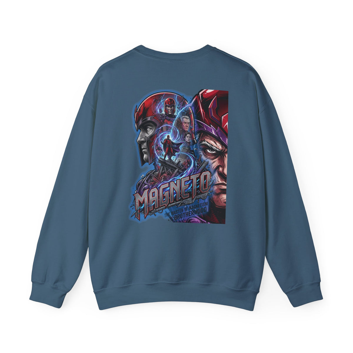 Magneto Graphic Sweatshirt — X‑Men Mutant Comic Crewneck