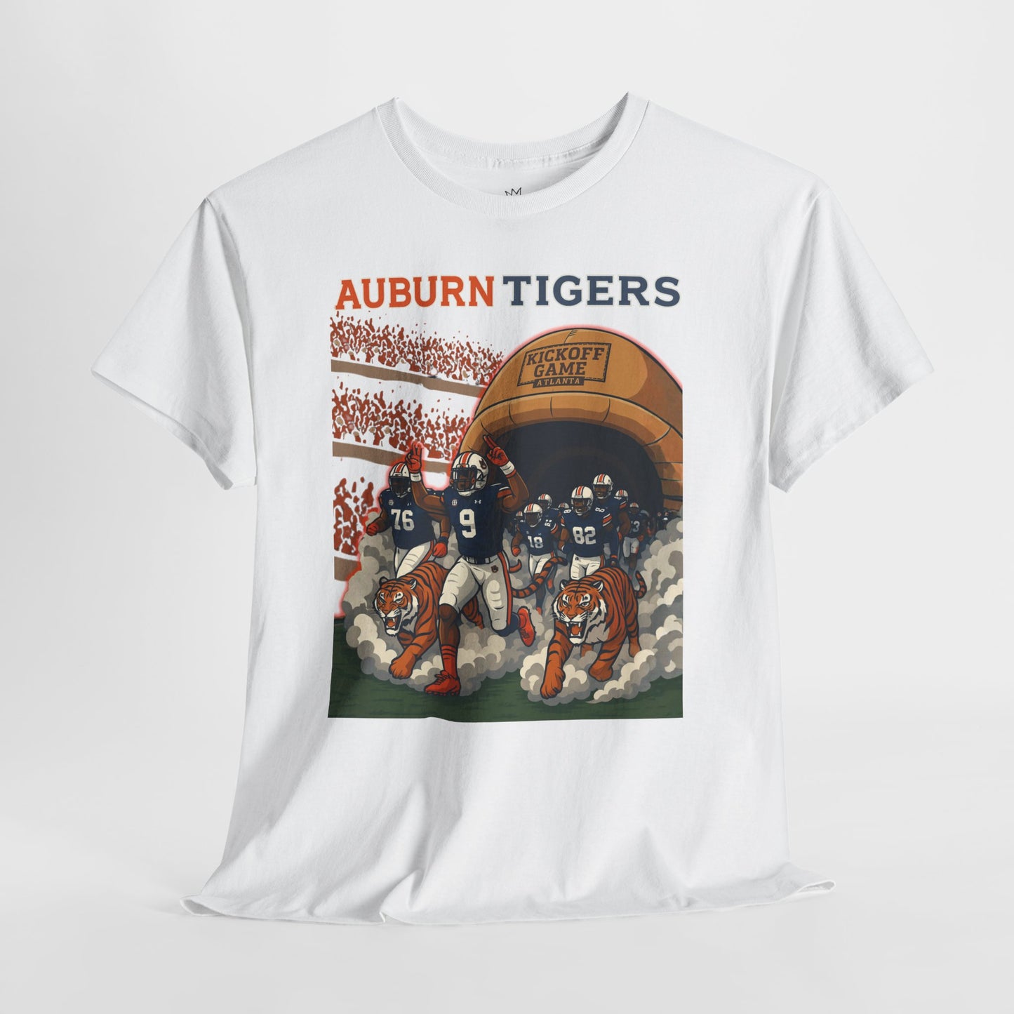 Auburn Tigers Graphic Tee - Unisex Heavy Cotton Shirt for Game Day, Sports Fans, Birthday Gifts, Tailgating, College Spirit