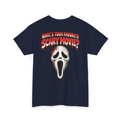 Scary Guy "Let's Get Stabby" Halloween Tee — Scream Mask Horror Movie T-Shirt