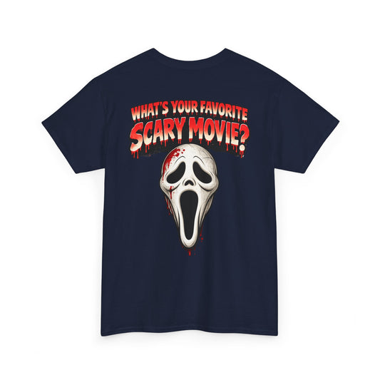 Scary Guy "Let's Get Stabby" Halloween Tee — Scream Mask Horror Movie T-Shirt