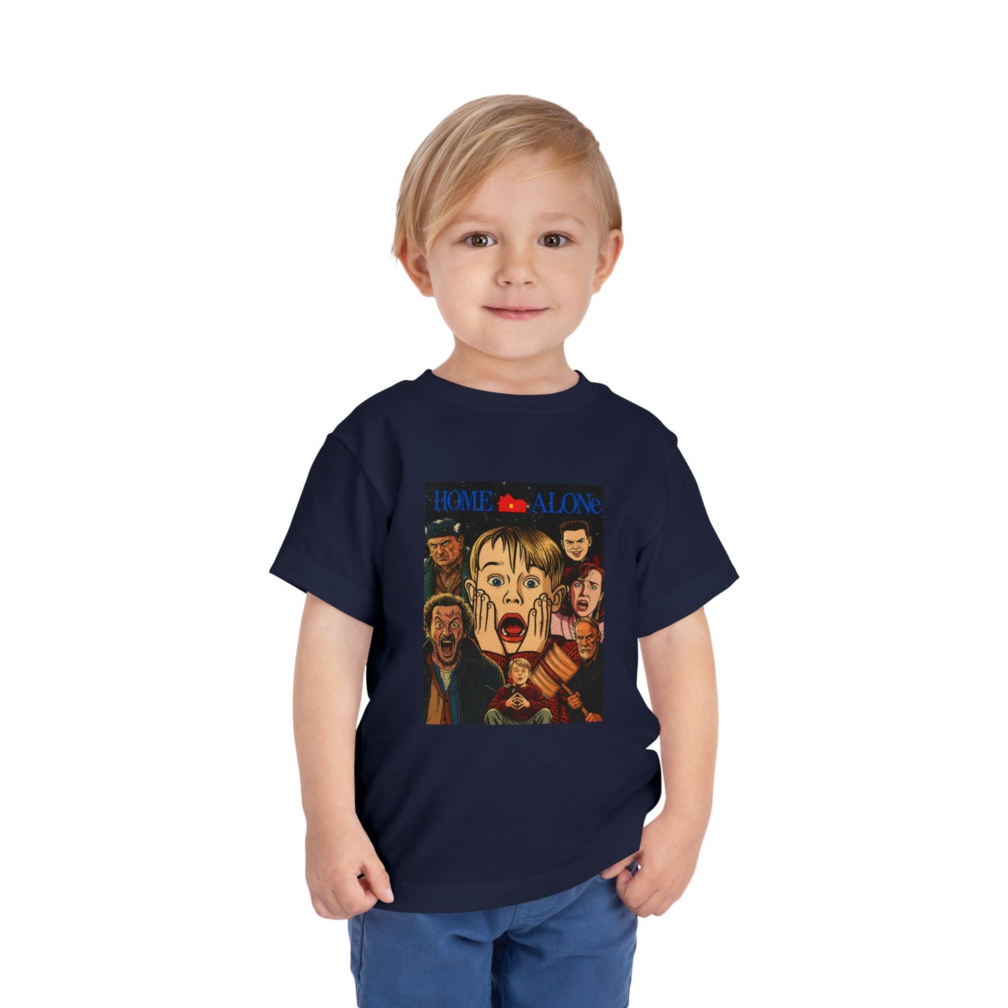 Home Alone Toddler Tee, Kid's Movie Shirt, Funny Kids T-Shirt, Halloween Costume, Birthday Gift for Boys and Girls