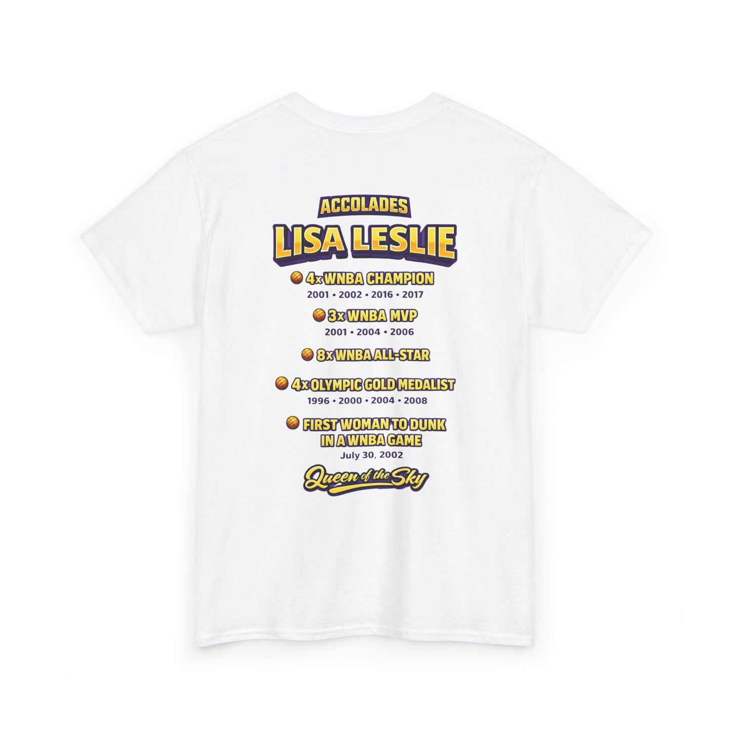 "Queen of the Sky" Lisa Leslie Trailblazer Basketball Tee